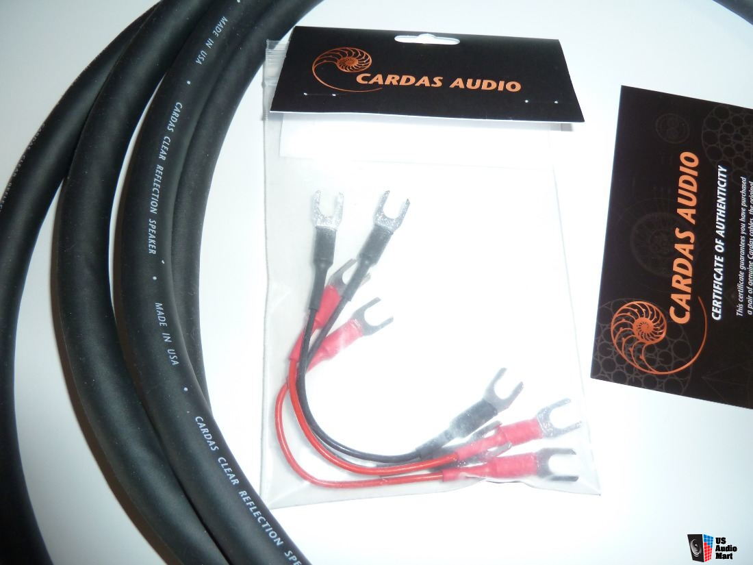 Cardas Clear Reflection Speaker Cables - 2.5 Meter Pair in Excellent  Condition w/ Matching Jumpers Photo #2276335 - Canuck Audio Mart