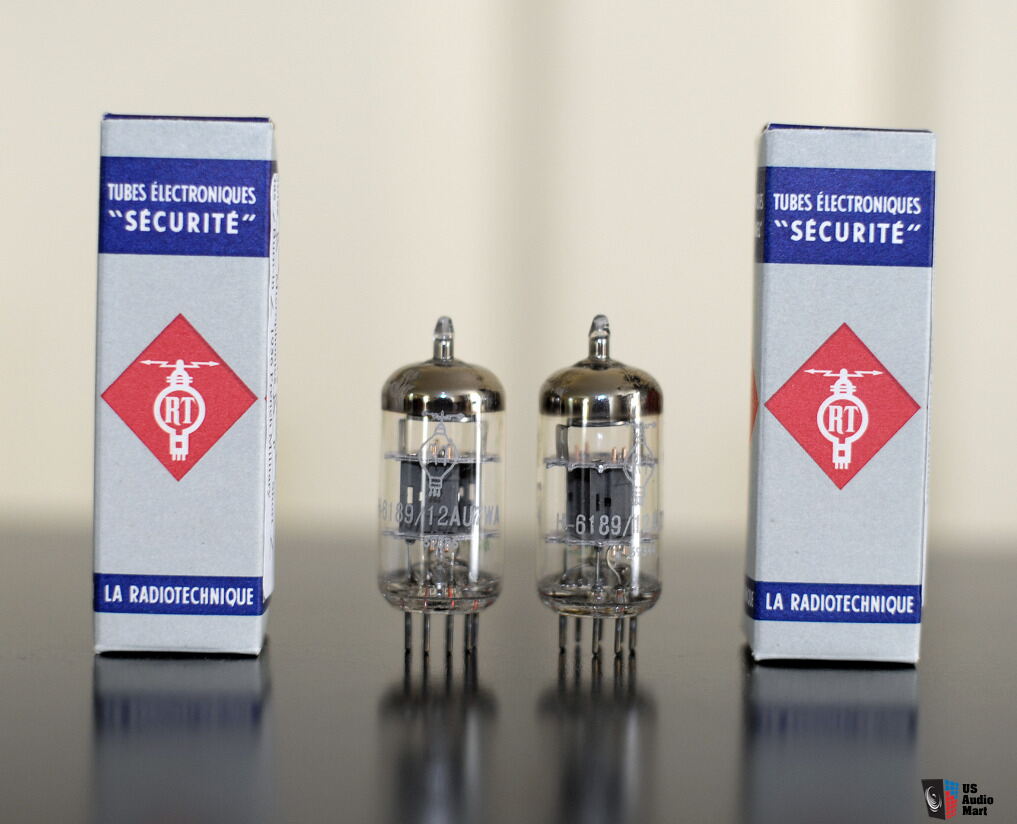Lampe RT ECC82 / 12AU7 NOS – ORTF, RadioTechnique France, Pour Ampli