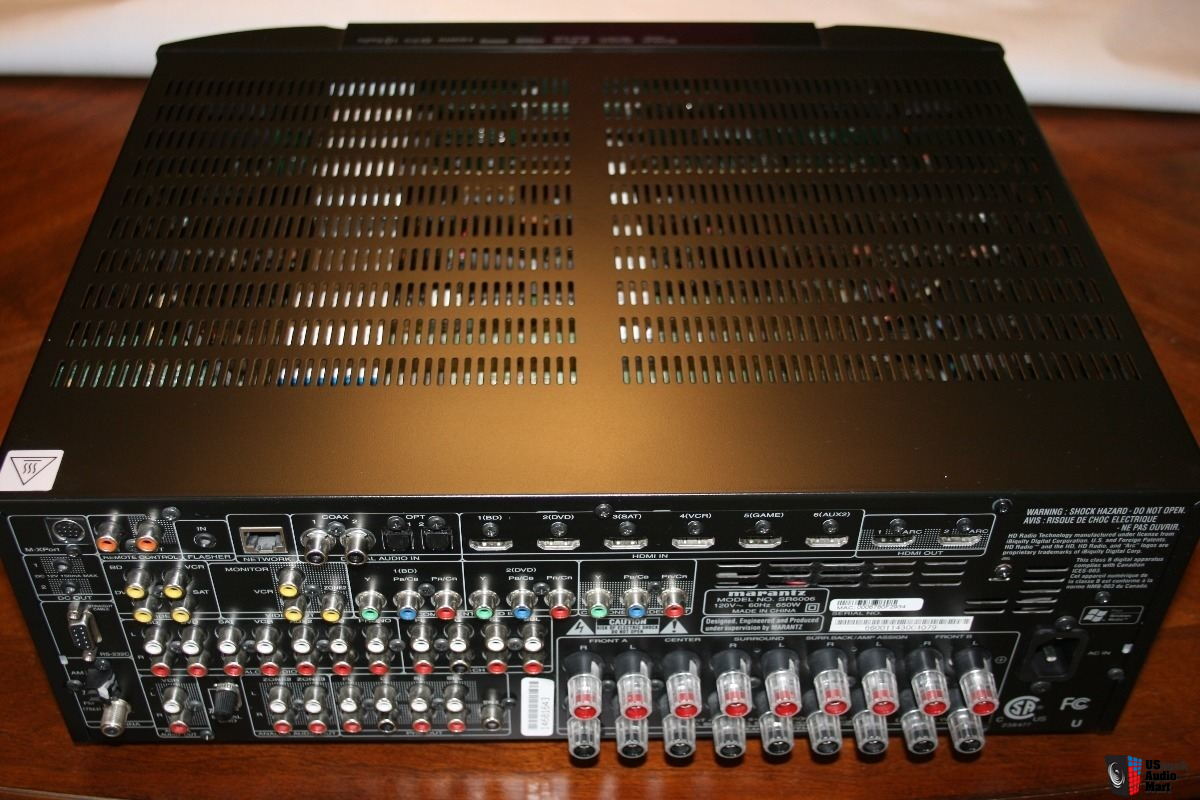 Marantz SR6006 7.2 AV Network Receiver w/7x110W w/CD, Manual