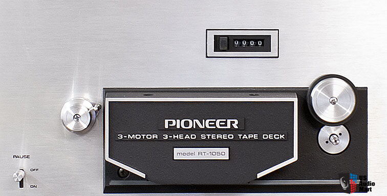 Audio PIONEER White Reel to Reel Cassette Tape