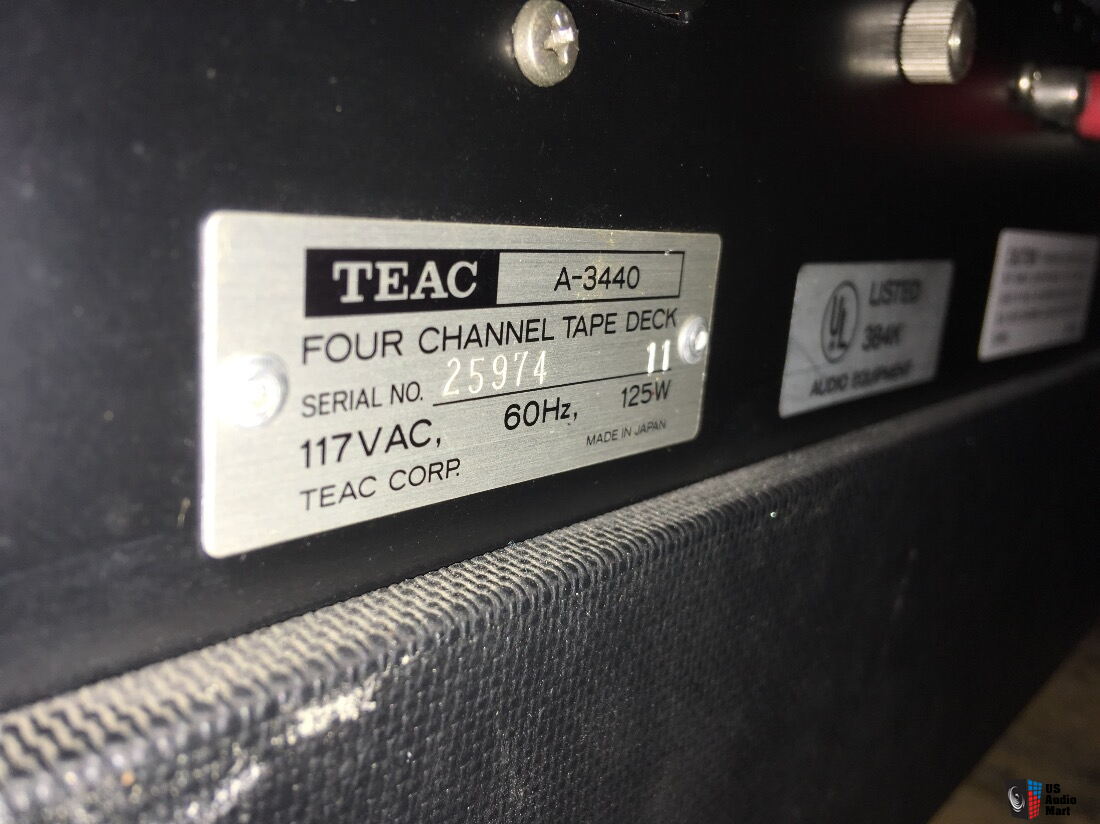 TEAC Tascam Series 40-4 10.5 inch 4 channel quadrophonic reel to reel tape  deck recorder Photo #2126552 - US Audio Mart