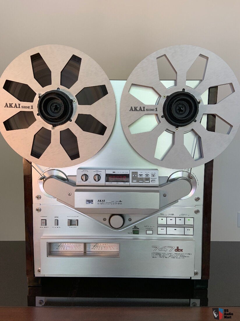 Akai GX-747 DBX VU Reel to Reel Tape Deck for sale on  and Reverb. 
