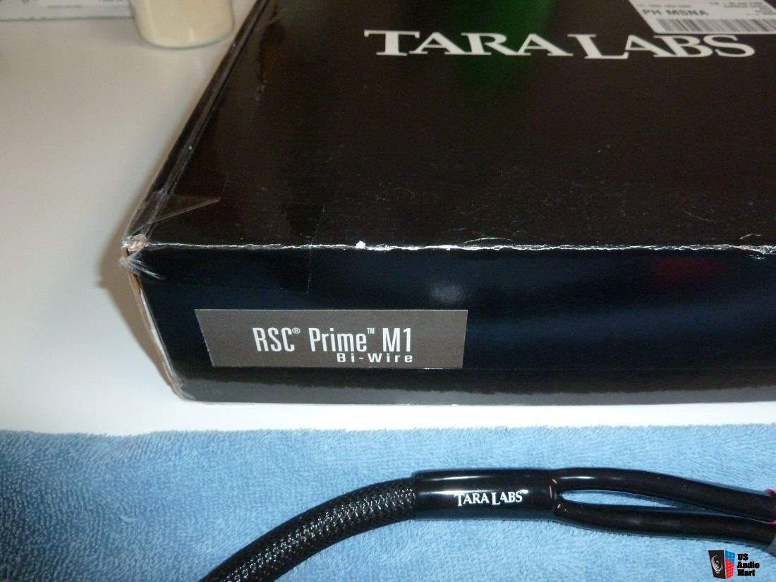 Tara Labs RSC Prime M1 Bi-Wire Speaker Cables - 8 FT Pair - Like 