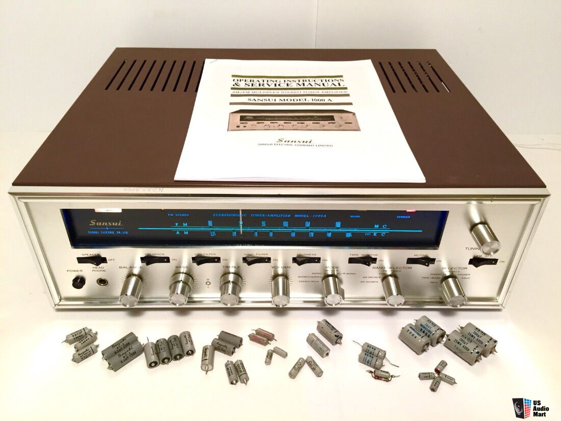 Restored Vintage Sansui 1000a Tube Receiver Photo 2368719 US Audio