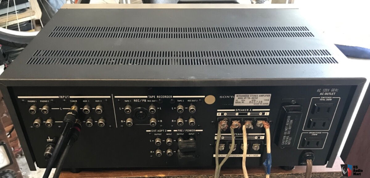 Sony TA-4650 V-Fet integrated amplifier For Sale - US Audio Mart