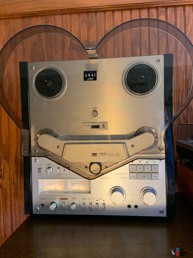 AKAI GX-636 reel to reel tape deck with NAB adapters and dust cover Photo  #2392235 - Canuck Audio Mart