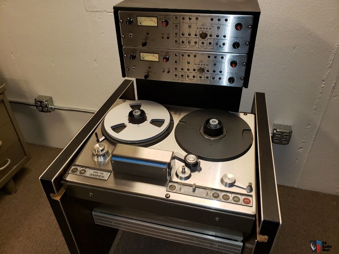 Ampex Mr 70 1 4 2 Track Analog Tape Recorder Runs And Plays Photo Canuck Audio Mart