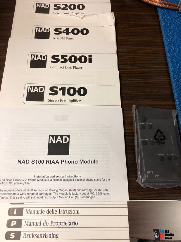 NAD Silverline Set S100 S200 S400 S500i