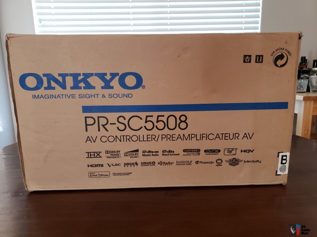 Onkyo PR-SC5508 THX Certified A/V Pre-Amp/Processor, Signature
