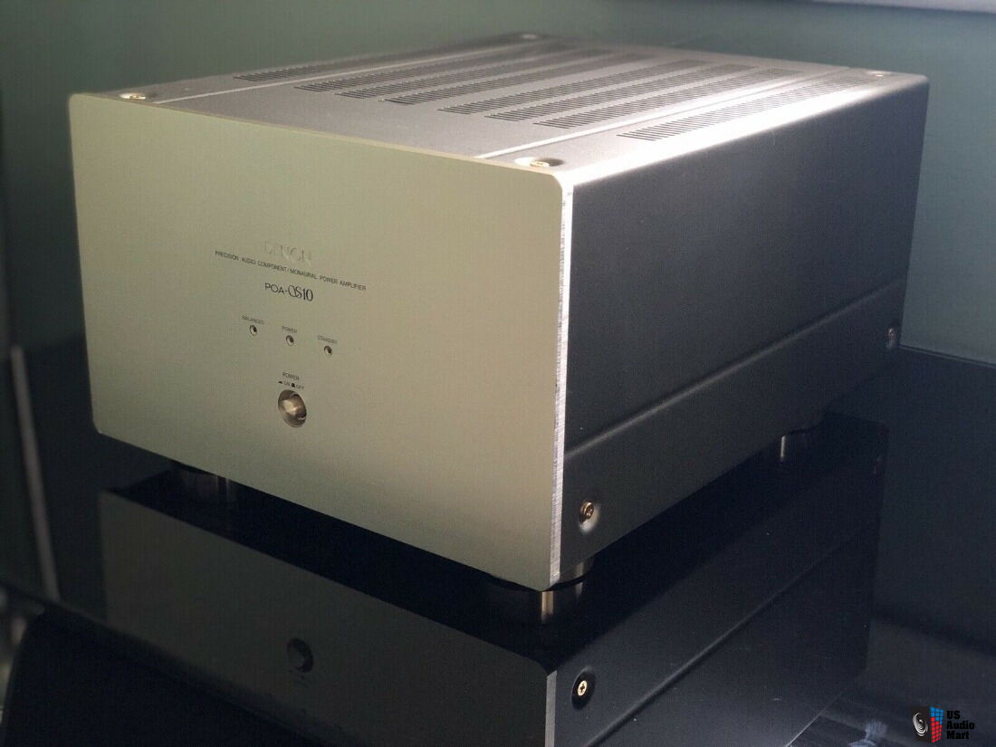 Denon POAS10 Monaraul Power Monoblock Amplifier RARE Champagne