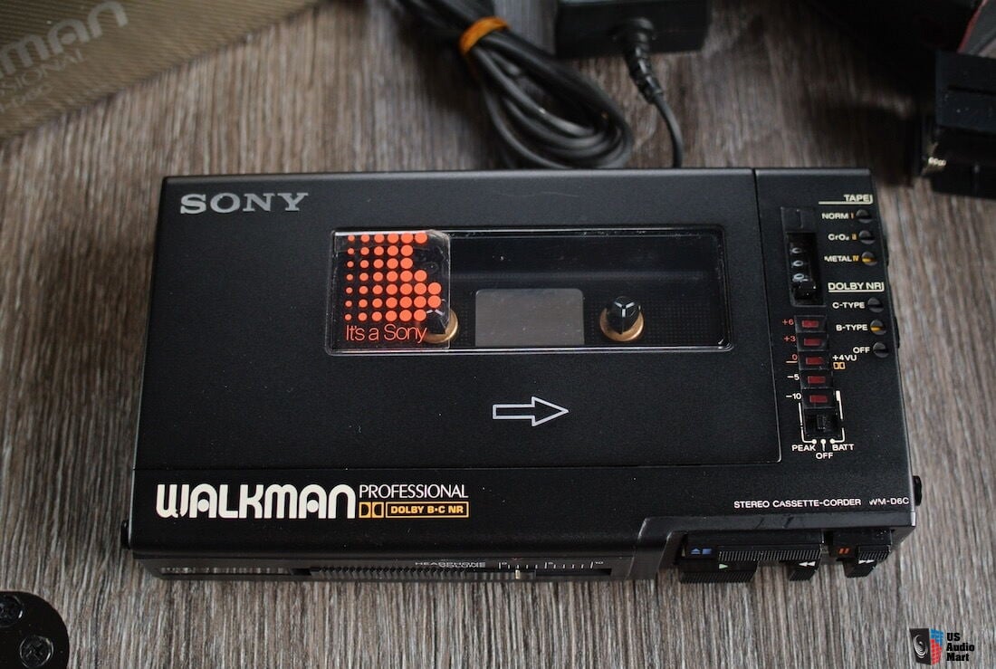 SONY Walkman Professional WM-D6C(B)-