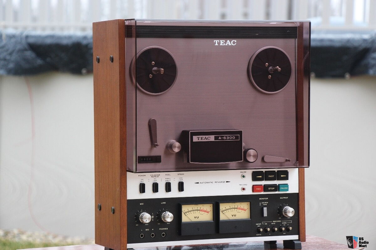 Teac A-6300 10.5 Reel to Reel tape deck w/dust cover (reconditioned) Photo  #2544592 - US Audio Mart