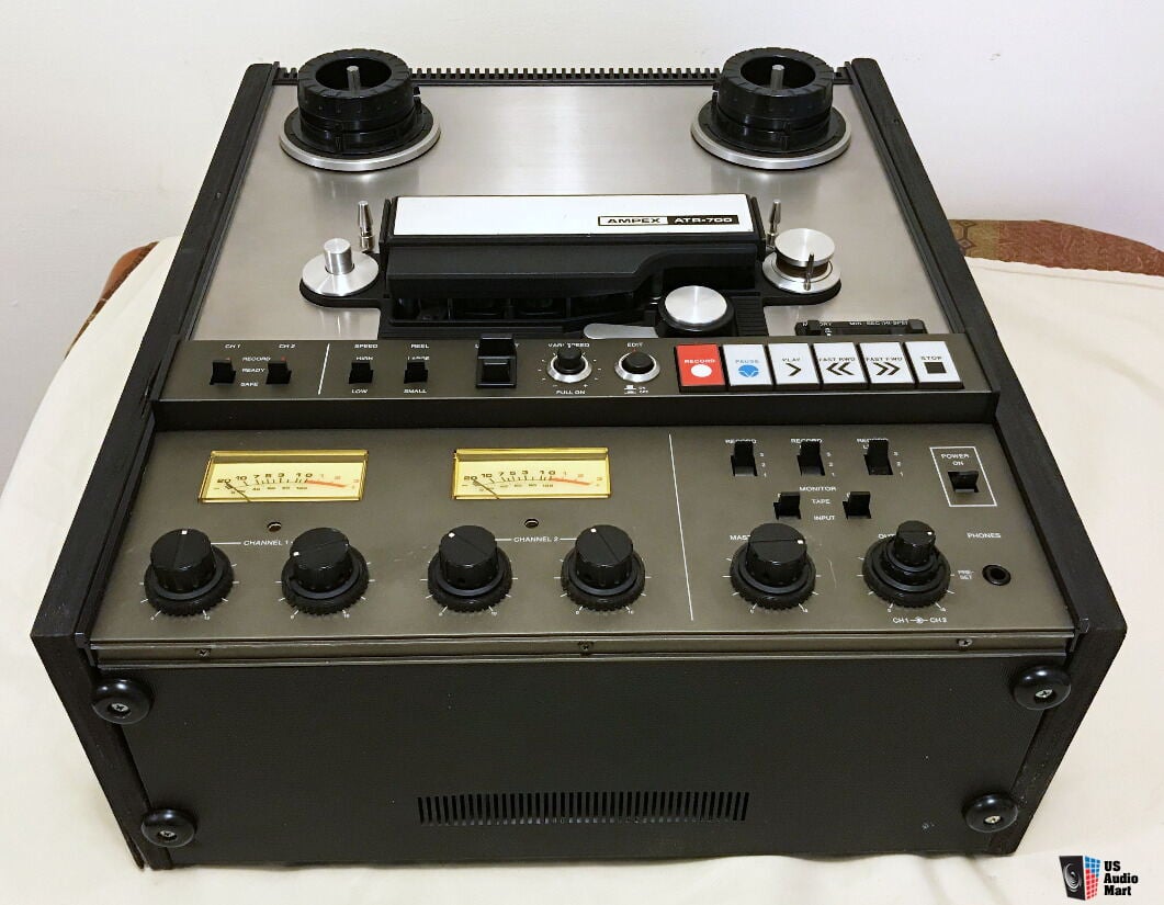 Ampex ATR-700 2 track Reel to Reel Tape Recorder 7 1_2 & 15 High Speed 4  heads! Photo #2544712 - US Audio Mart