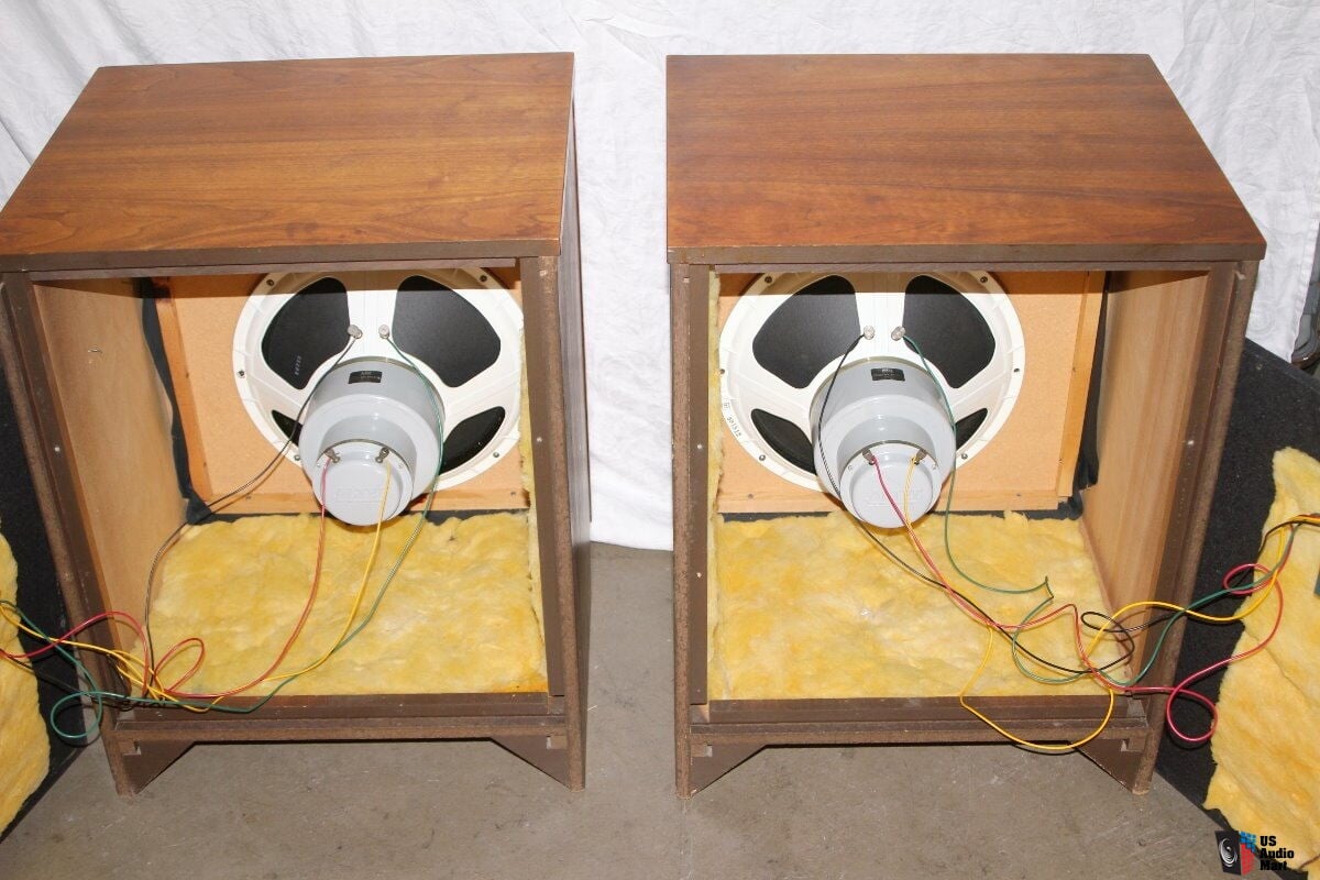 Vintage Altec 604e SUPER DUPLEX Speakers with Altec N1500 CROSOVERS IN