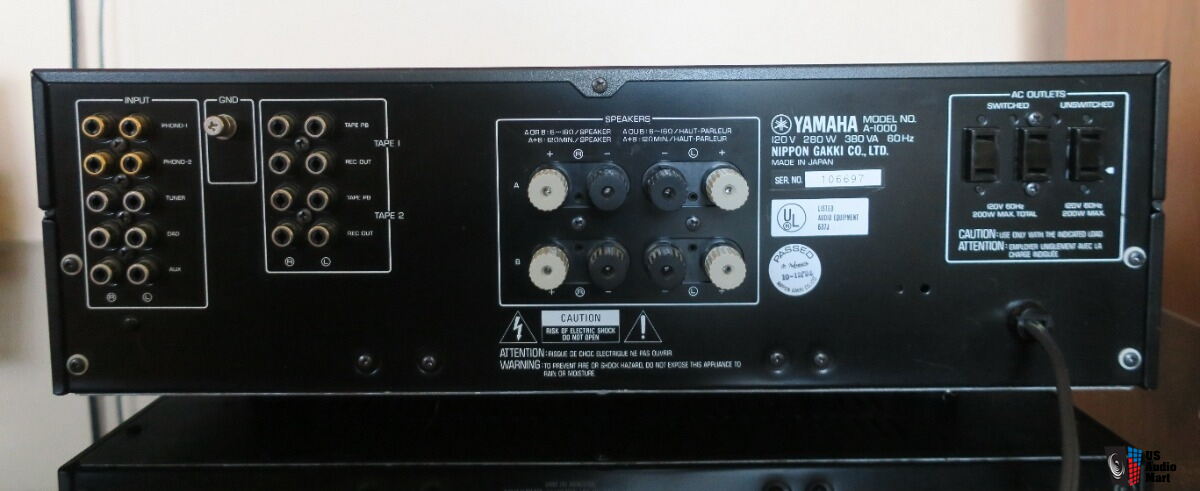 Yamaha A 1000 Stereo Integrated Amplifier Photo Us Audio Mart