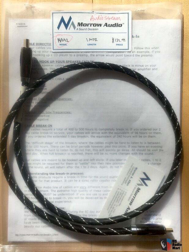 Morrow Audio 1m HDMI 2.0 Cable: 4K HDR 