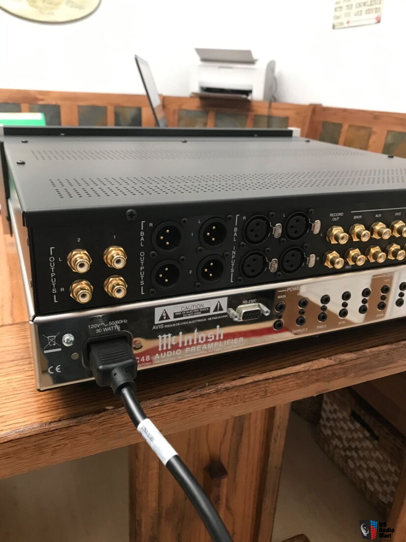 Mcintosh C Stereo Preamplifier Dac Photo Us Audio Mart