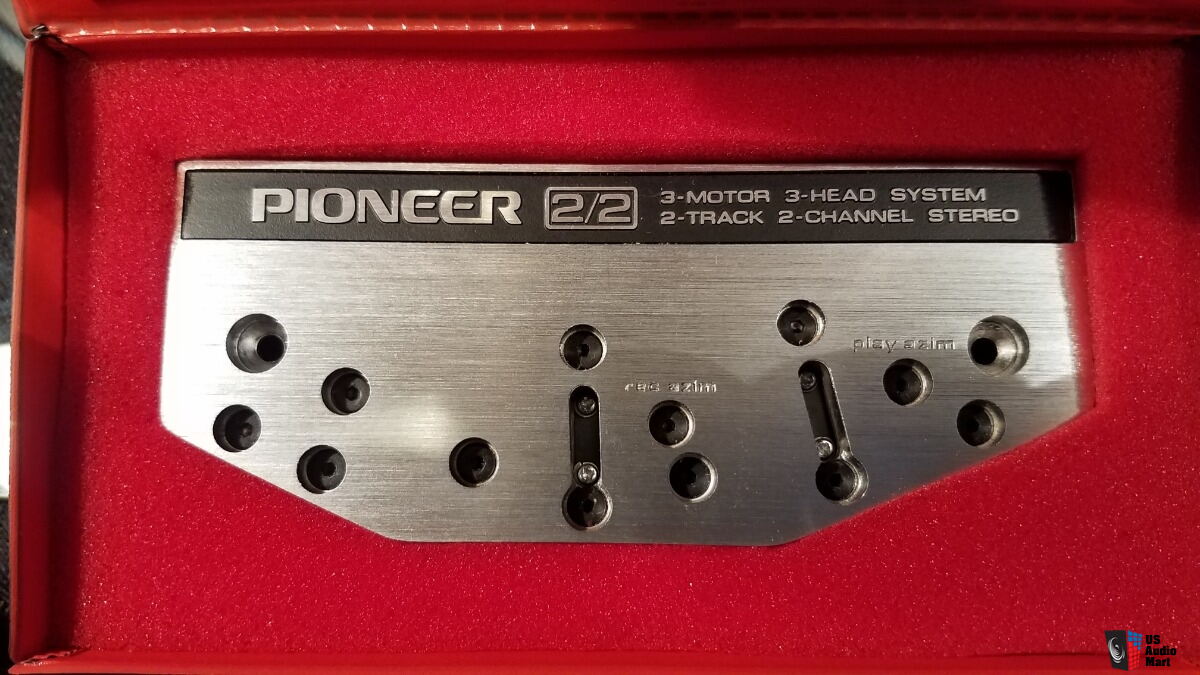 Pioneer RT 2044 /2022, TAU -11 Amps , extra NOS Head Blocks ,Heads