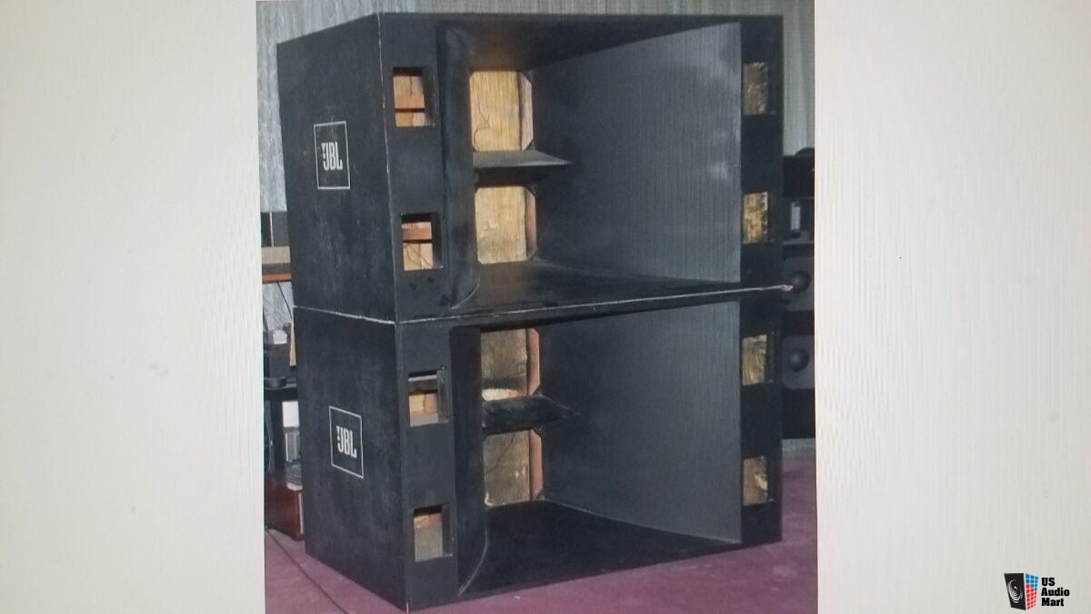 2) JBL 4550A bass horn cabinets for Altec,JBL,McIntosh,Marantz,Fisher,Dynaco tube amplifiers