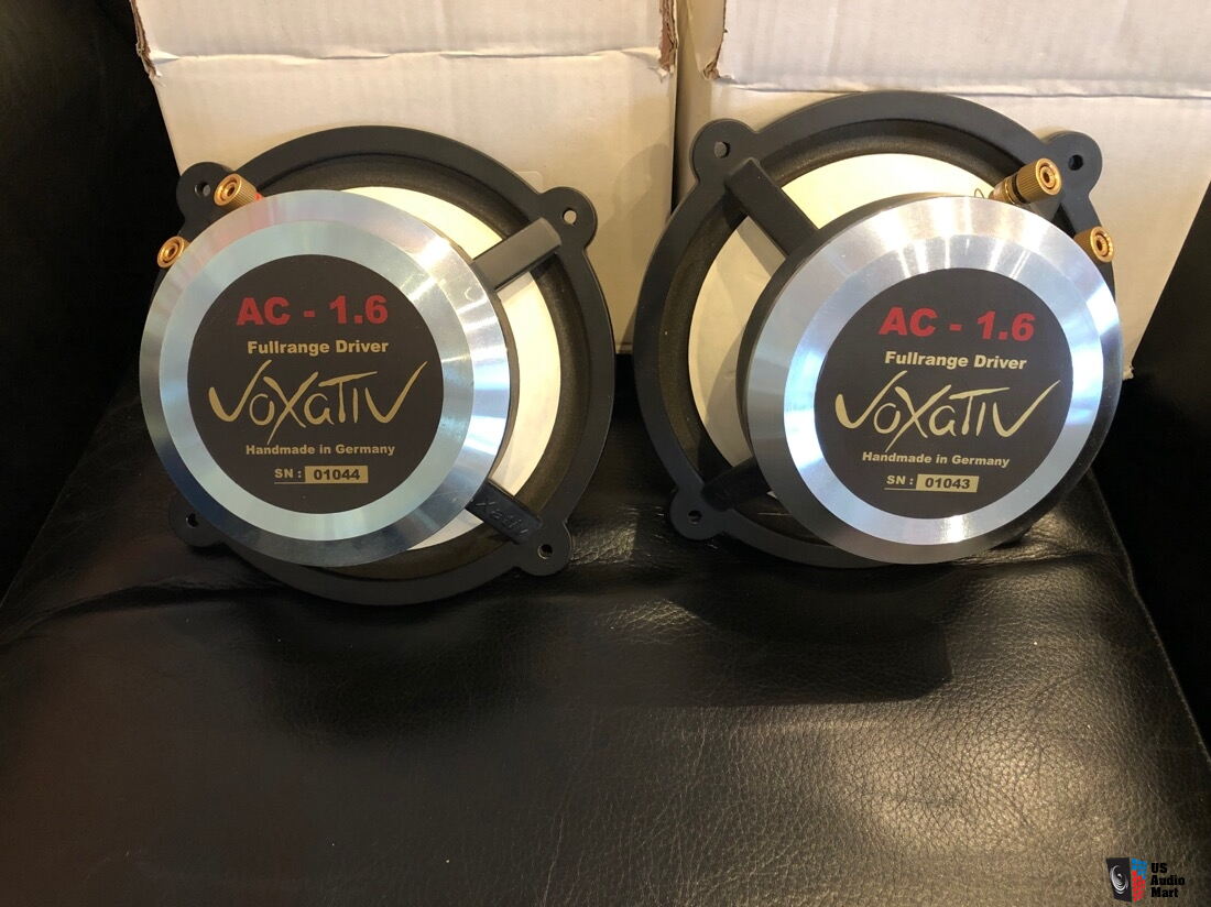 Aktiv Sentimental Engel Voxativ AC 1.6 fullrange wideband driver pair Photo #2643622 - US Audio Mart