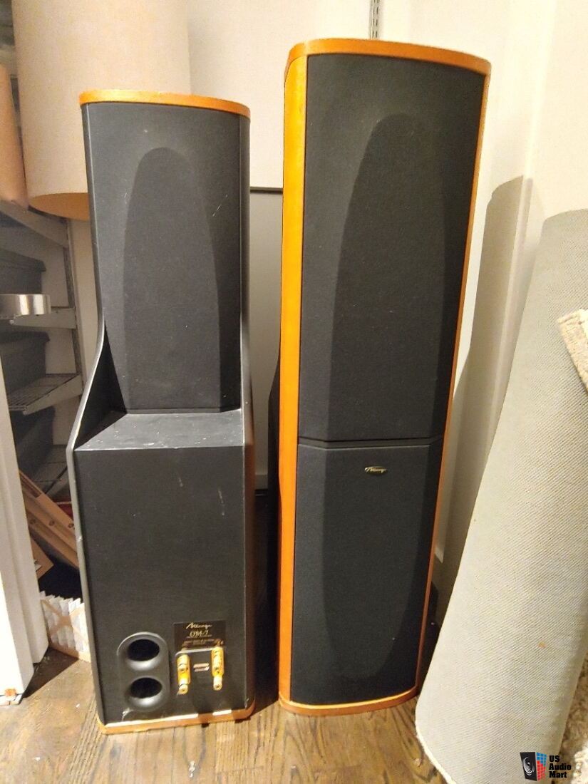 Mirage OM7 bipolar tower speakers hi-fi home theater Photo #2645931 ...