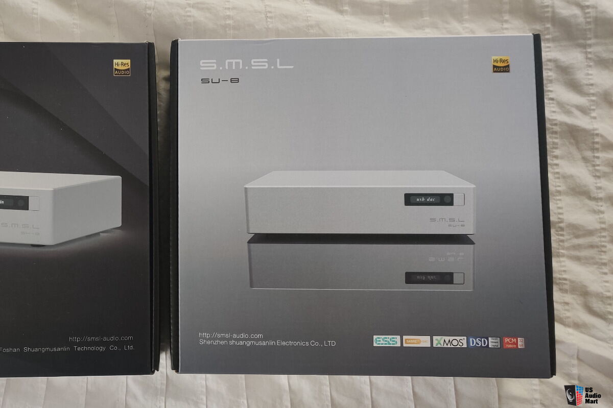 S.M.S.L SU-8 V2 Balanced DAC Decoder v2 + SH-8 Headphone Amplifier