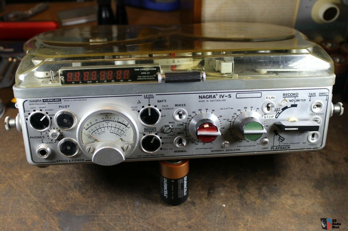 Vintage NAGRA IV-S TC (Time Code) Stereo Reel to Reel For Sale - US Audio  Mart