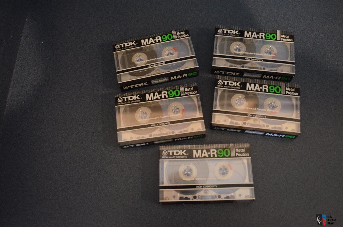 5 Brand New TDK MA-R90 type IV cassette tapes For Sale - US Audio Mart