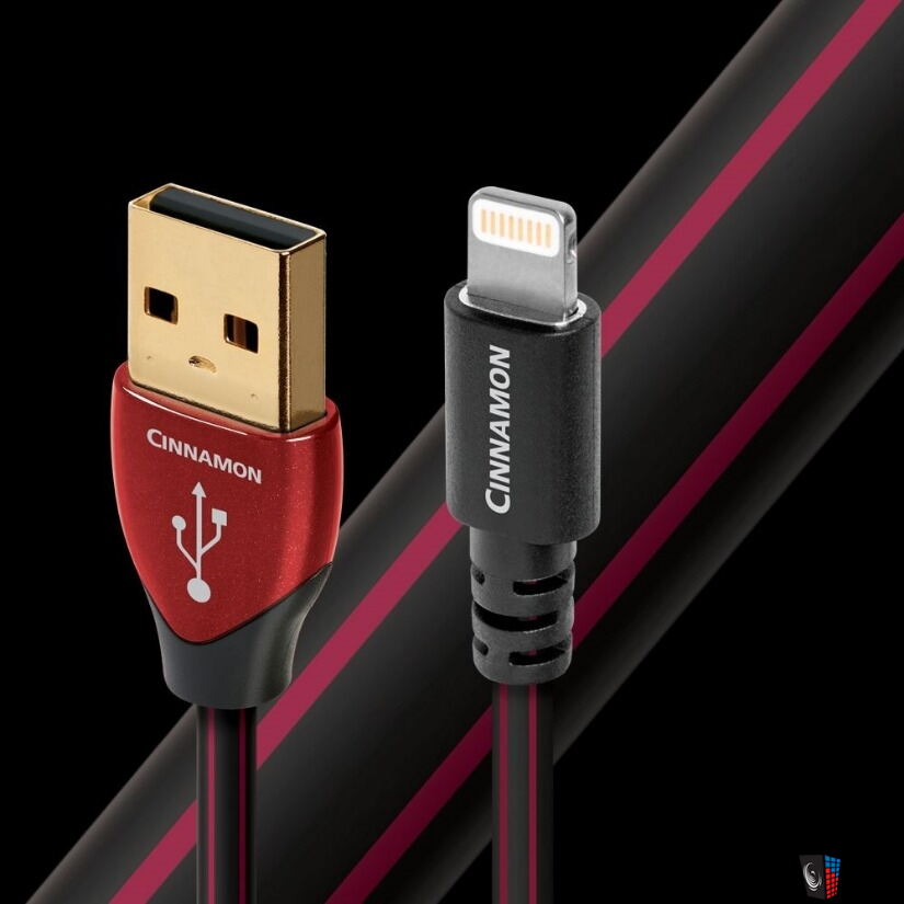 AudioQuest Cinnamon 1.5m (4.92 ft.) Lightning USB A Cable for AppleREDUCED Photo 2699268