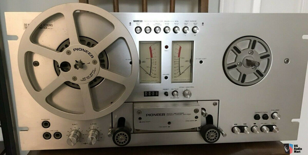 Vintage Pioneer RT-707 Reel to Reel Tape Deck (Lower Price) For Sale - US  Audio Mart