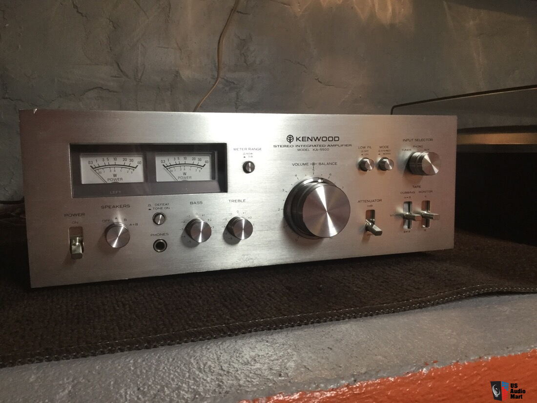 Kenwood KA-5500 Amplifier Recapped and restored. Nice For Sale