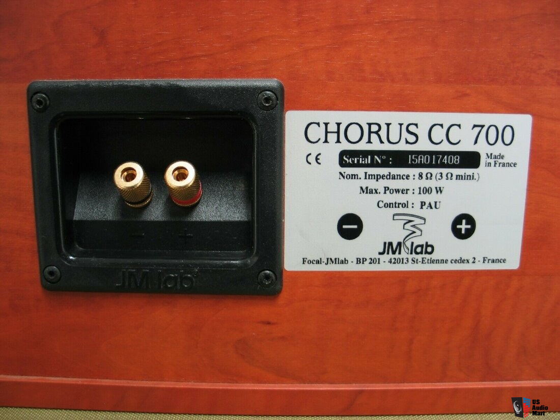 Focal/JM Labs Chorus CC700 / Cherry Center Speaker For Sale - US