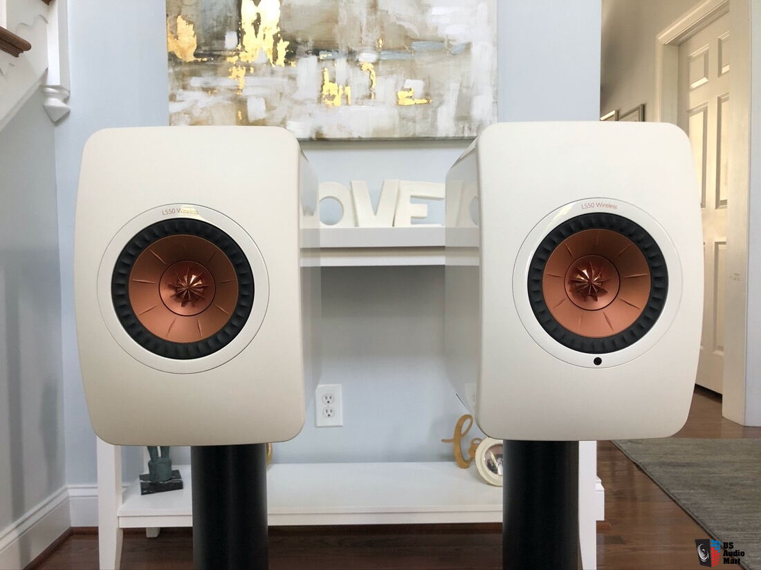 KEF LS50W White Copper For Sale US Audio Mart kef-ls50w-white-copper-for-sale-us-audio-mart