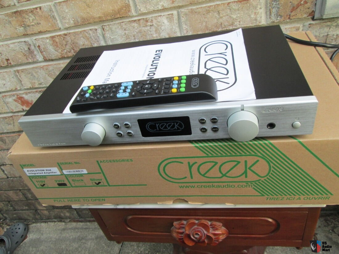 Creek Audio Evolution 50A Integrated Amp W Sequel MK3 Phono Upgrade 