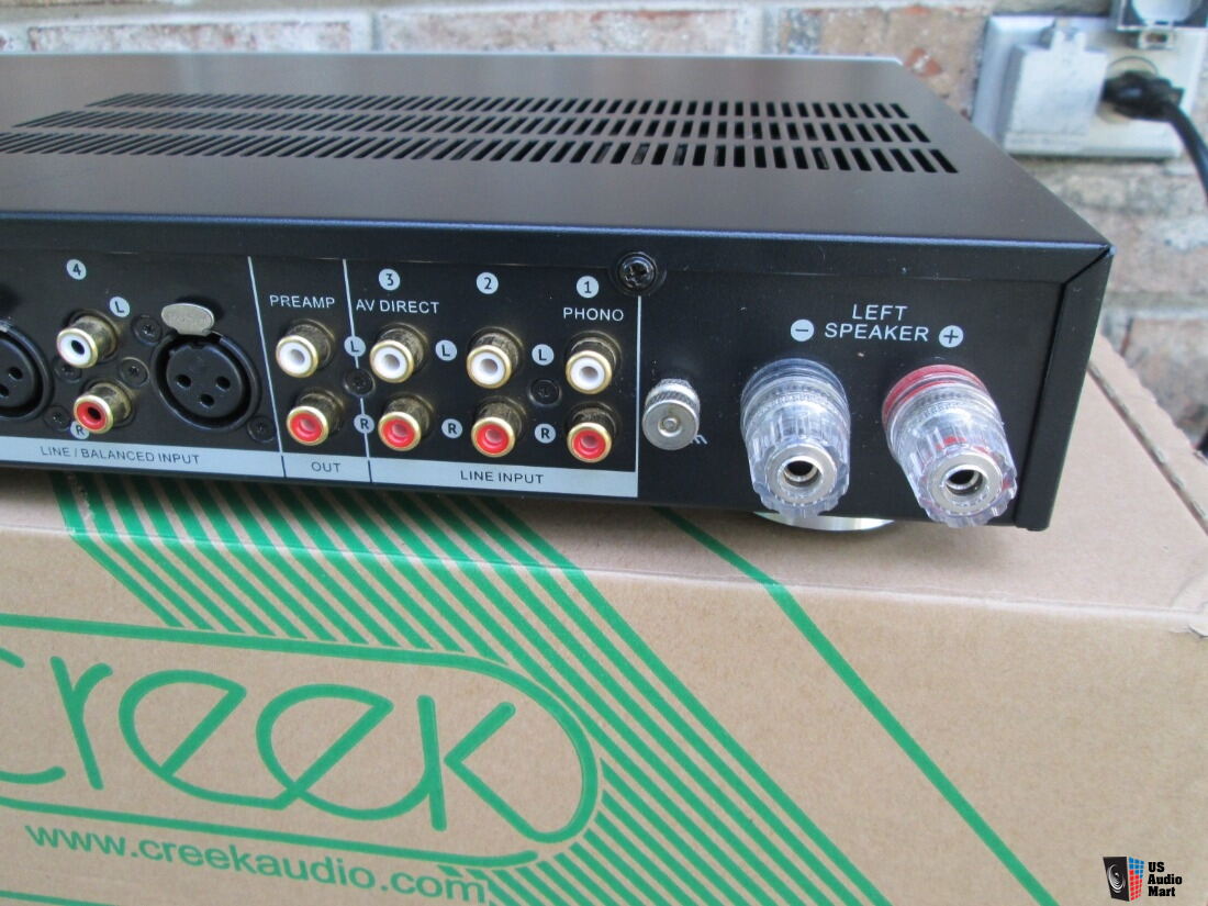 Creek Audio Evolution 50A Integrated Amp W Sequel MK3 Phono Upgrade 