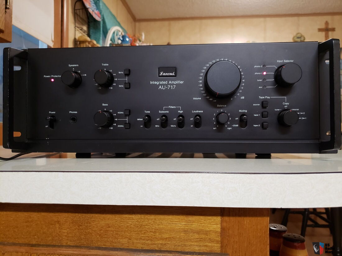 Sansui AU717 amp and matching tuner Photo 2814221 UK Audio