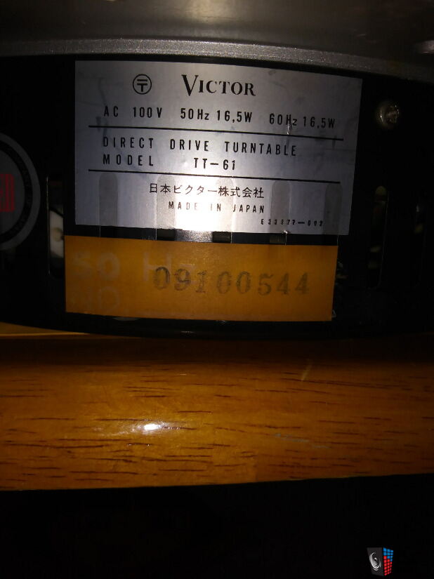 JVC Victor TT 61 motor unit Photo #2809546 - Canuck Audio Mart