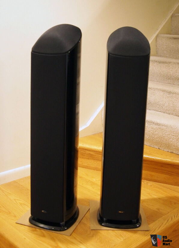Mirage OMD-15 Omnipolar Floorstanding Speaker Pair, Gloss Black