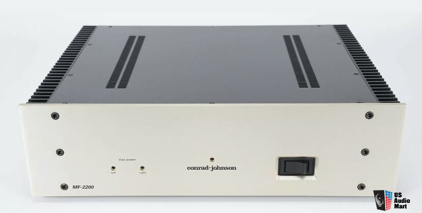Conrad Johnson Mf 20 Stereo Power Amplifier For Sale Us Audio Mart