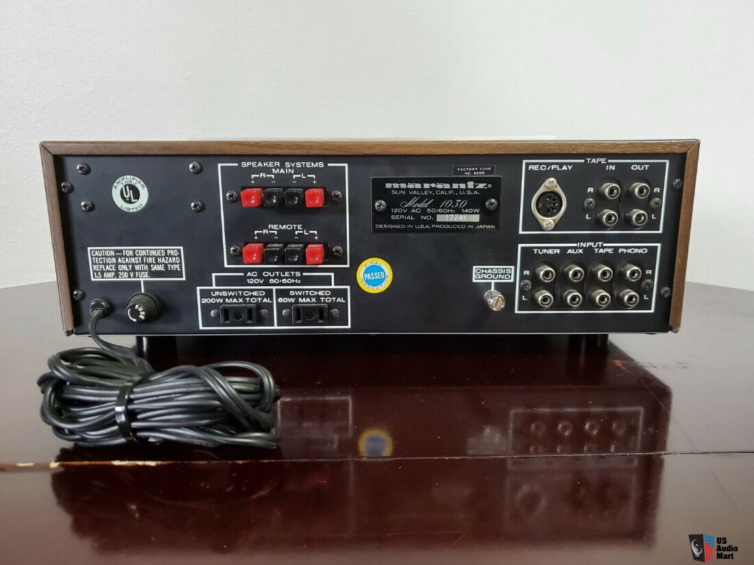 Marantz 1030 Vintage Stereo Integrated Amplifier Pro Restored In Box And Manual Photo Canuck Audio Mart Marantz 1030 Vintage Stereo Integrated Amplifier Pro Restored In Box And Manual Photo Canuck Audio Mart