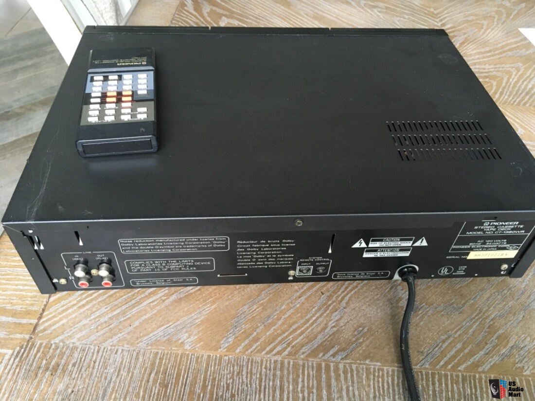Pioneer CT-1380WR dual cassette deck w remote Photo #2900811 - US