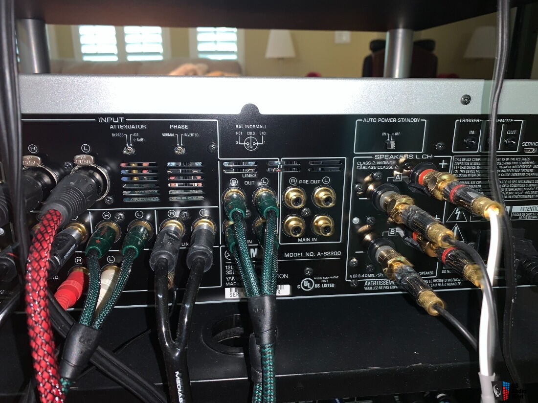 Yamaha A S2200 Integrated Amplifier Silver 2020 Model MINT With Box And 