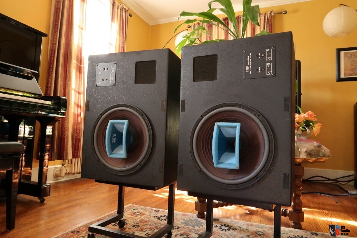Urei 809 Time Align Studio Monitors Speakers Made in USA JBL Altec
