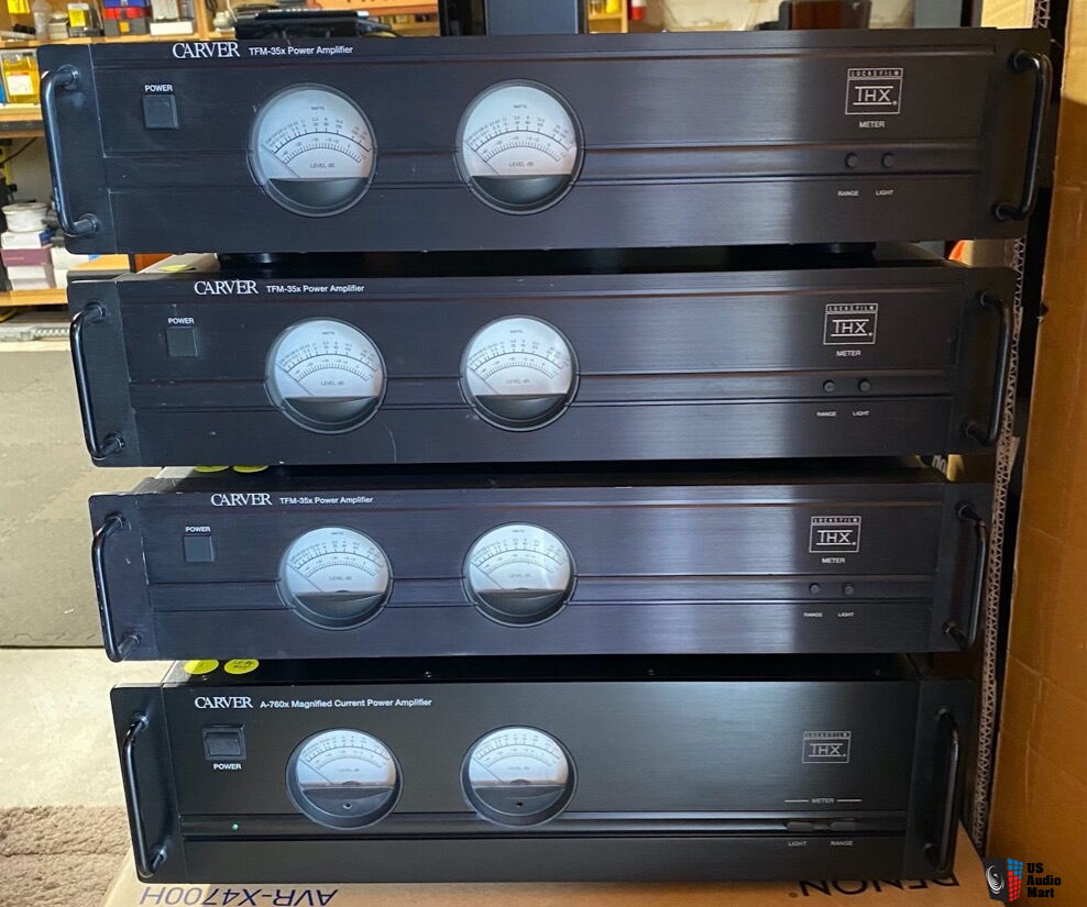Carver Audio TFM35X 2X250W Power Amplifier with Manual For Sale US