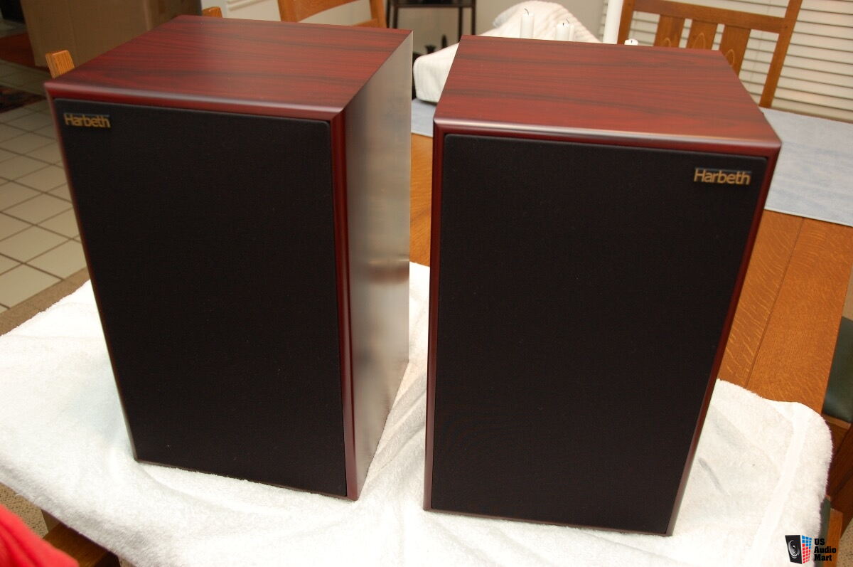 Harbeth 30.1 Monitors Rosewood With Sound Anchors M30 3 Post Stands ...