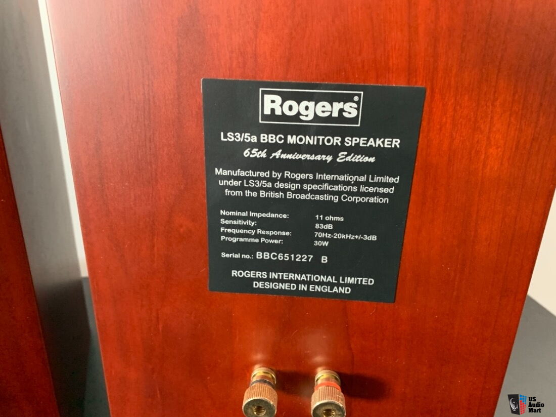 Rogers LS3/5A 65th Anniversary Edition 