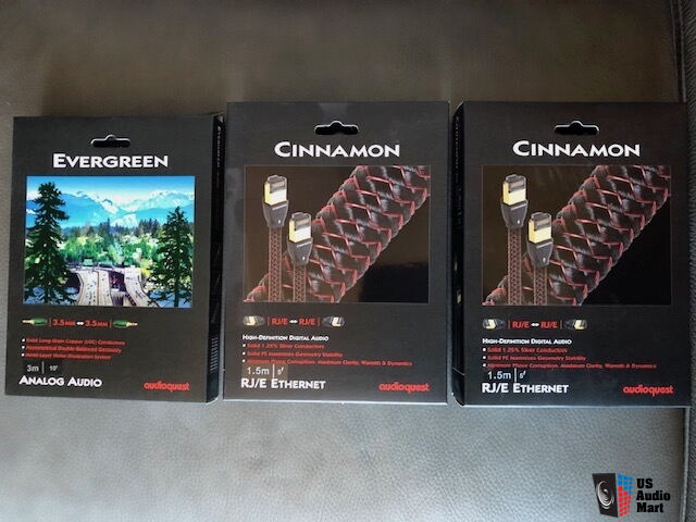 AudioQuest Cinnamon RJ/E Ethernet Cable (1x Male RJ45 1x Male RJ45