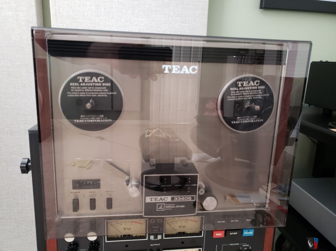 TEAC TZ-440 Smoked Plastic Reel To Reel DUST COVER 3340 3440 a3340s ULTRA  RARE!! For Sale - US Audio Mart