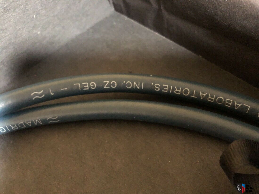 Genuine Madrigal CZ Gel Gel-1 Audiophile XLR Interconnects 1m
