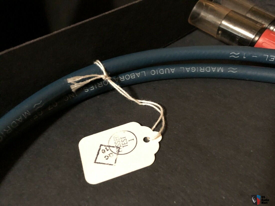 Genuine Madrigal CZ Gel Gel-1 Audiophile XLR Interconnects 1m